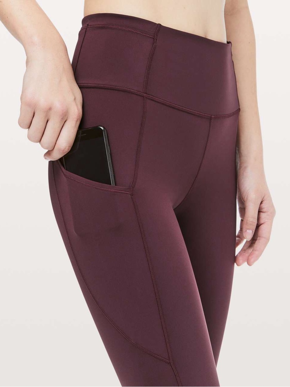 Lululemon Fast & Free Crop Size 6 - Picture 10 of 11
